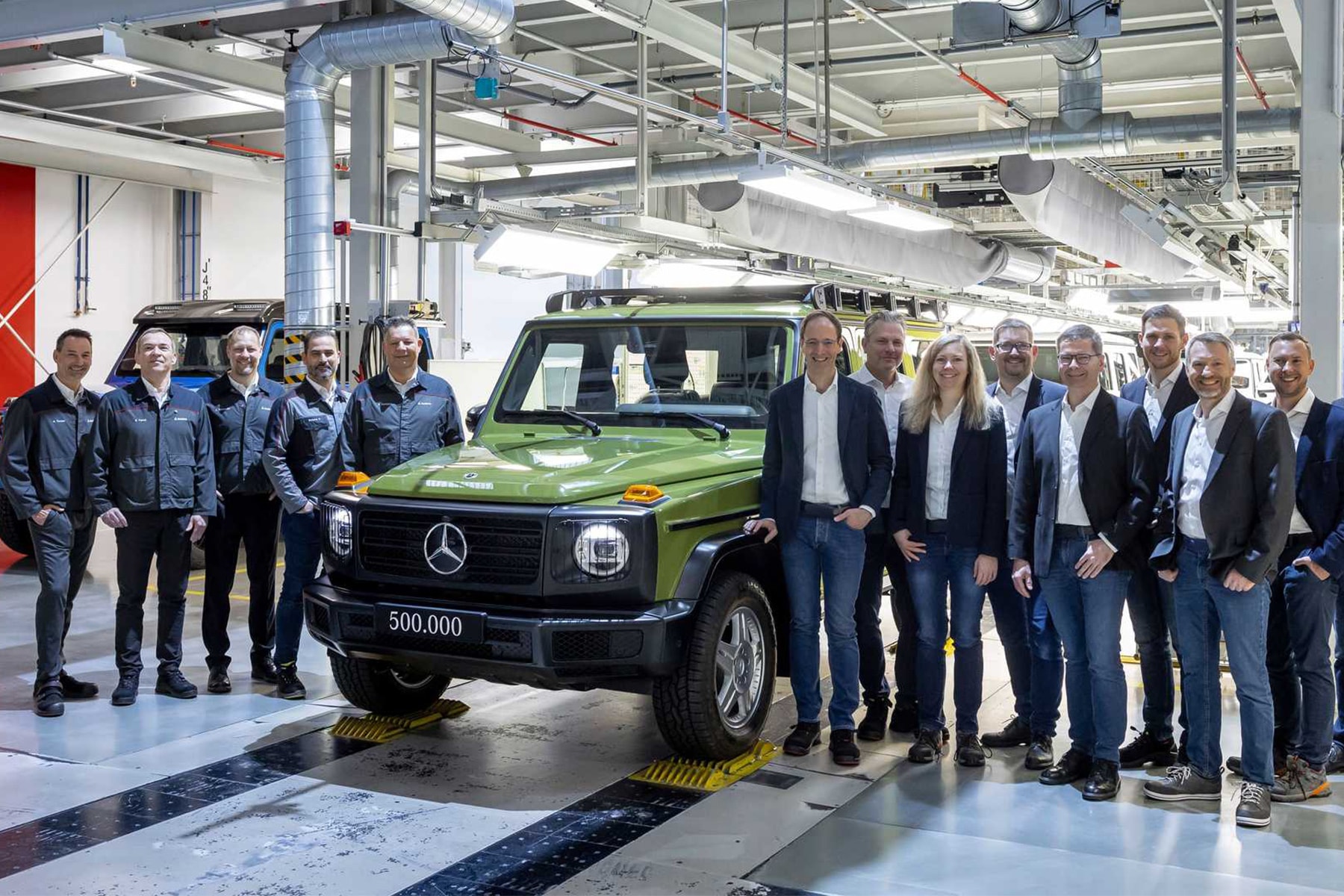 Mercedes-Benz G-Class 車系正式達成生產 500,000 輛重大里程碑