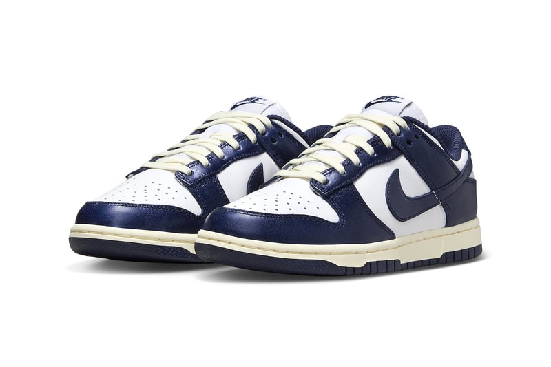 Nike Dunk Low 最新配色「Vintage Navy」率先曝光