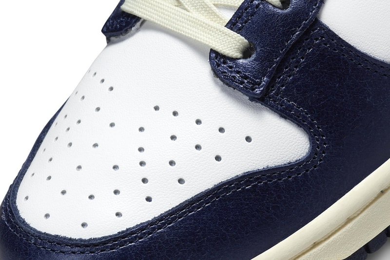 Nike Dunk Low 最新配色「Vintage Navy」率先曝光