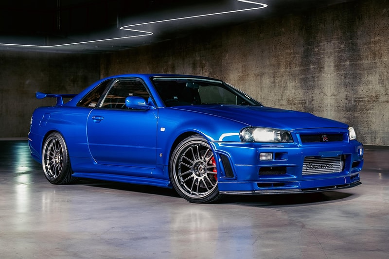 Paul Walker 駕駛經典車款 Nissan Skyline GT-R R34 即將展開拍賣