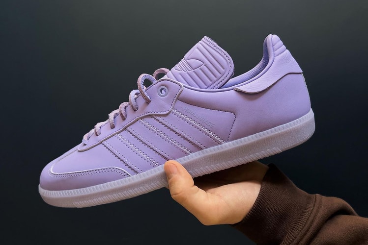 率先近賞 Pharrell x adidas Humanrace Samba「Lilac」全新聯乘鞋款
