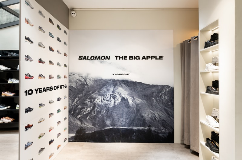 率先走進 SALOMON 聯手買手店 THE BIG APPLE 開設「XT-6 10Y」10 週年特展