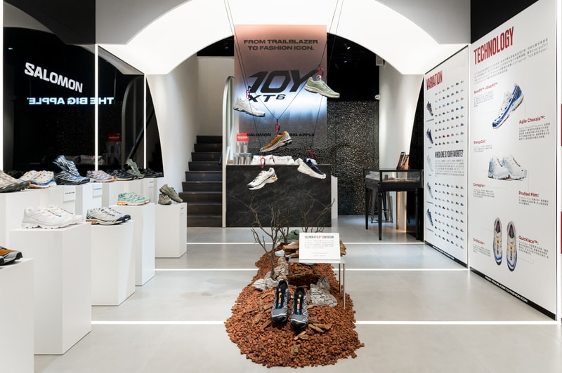 率先走進 SALOMON 聯手買手店 THE BIG APPLE 開設「XT-6 10Y」10 週年特展