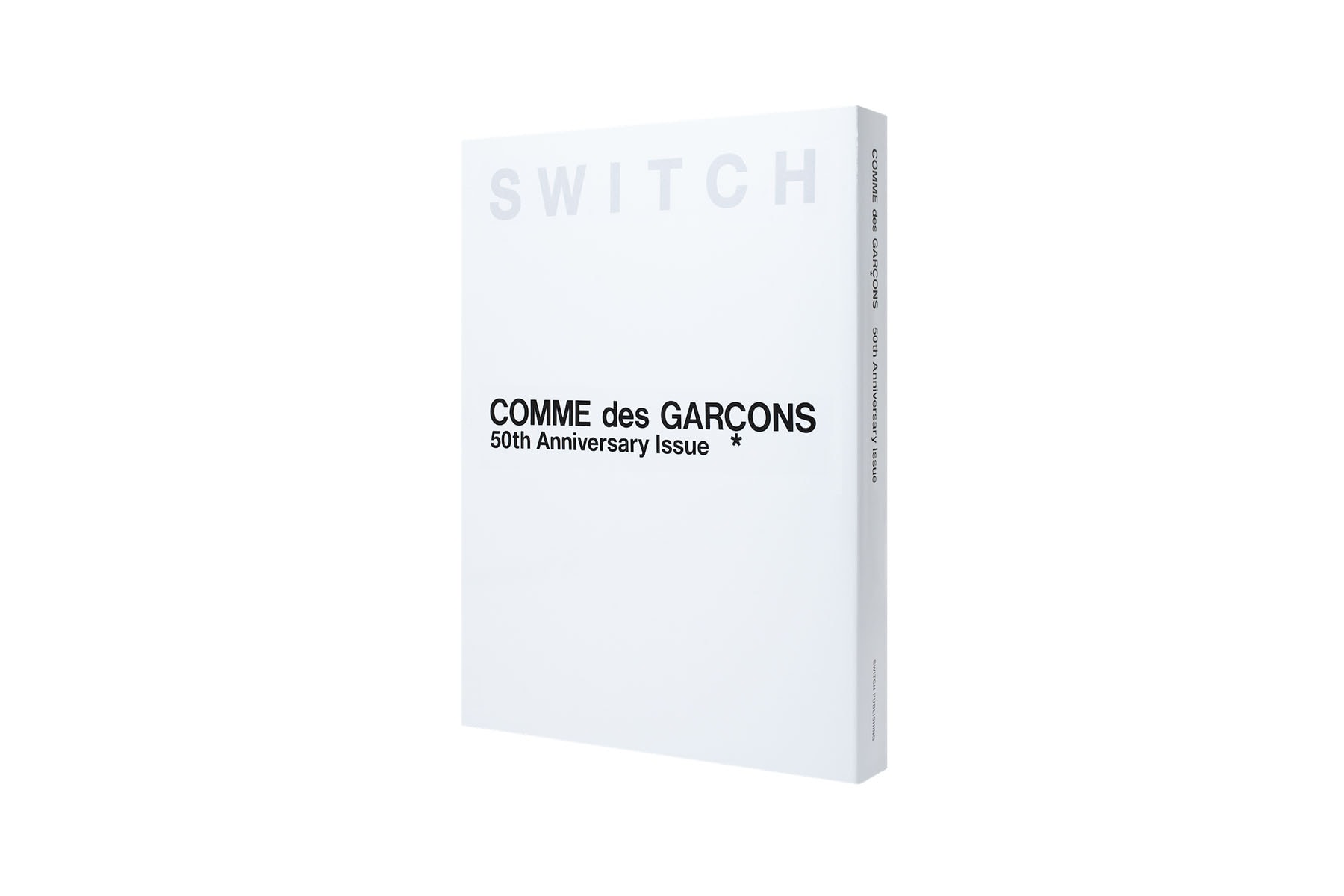 日本雜誌《SWITCH》正式推出 COMME des GARÇONS 成立 50 周年紀念特刊