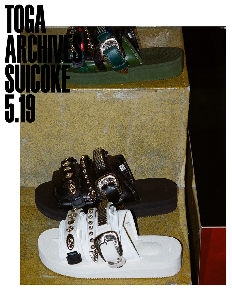 TOGA x SUICOKE 最新聯名涼鞋系列正式登場