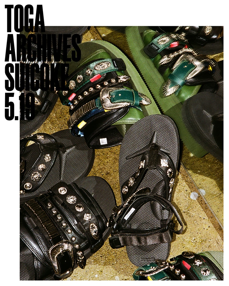 TOGA x SUICOKE 最新聯名涼鞋系列正式登場