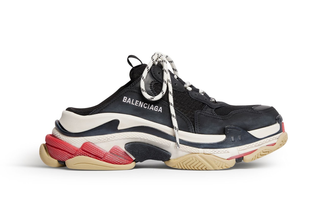 Balenciaga Triple S Mule 最新穆勒鞋款系列正式上架