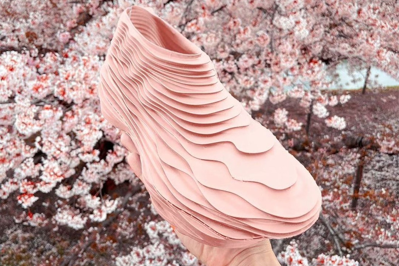 HOUSE OF ERRORS x ALIVEFORM 最新 3D 打印鞋款「TOPO-01」櫻花粉色登場