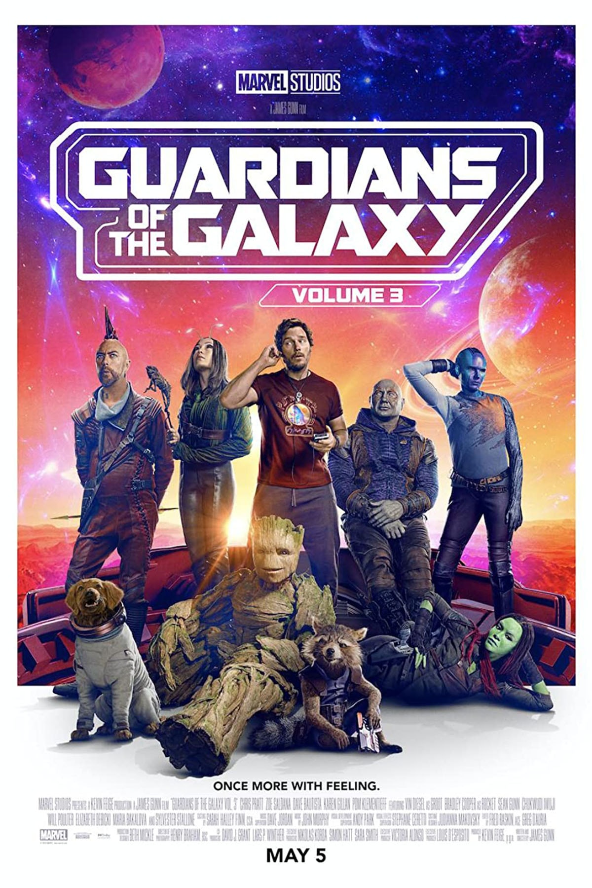Marvel 英雄大片最終作《Guardians of the Galaxy Vol. 3》爛番茄評價出爐
