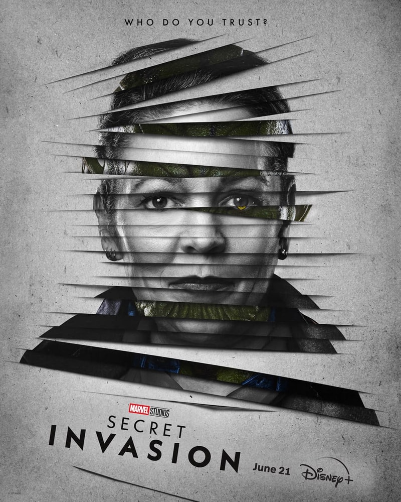 Marvel MCU 影集大作《秘密入侵 Secret Invasion》公開角色海報