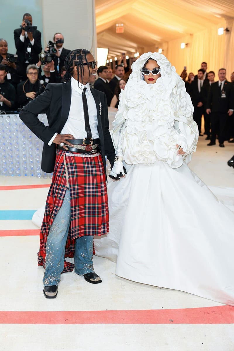 直擊 2023 Met Gala 盛會現場眾星造型：Rihanna、A$AP Rocky、Jennie、Doja Cat