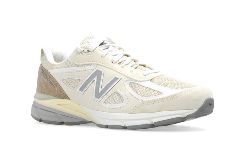 率先近賞 New Balance 990v4 最新奶油白配色「Cream」