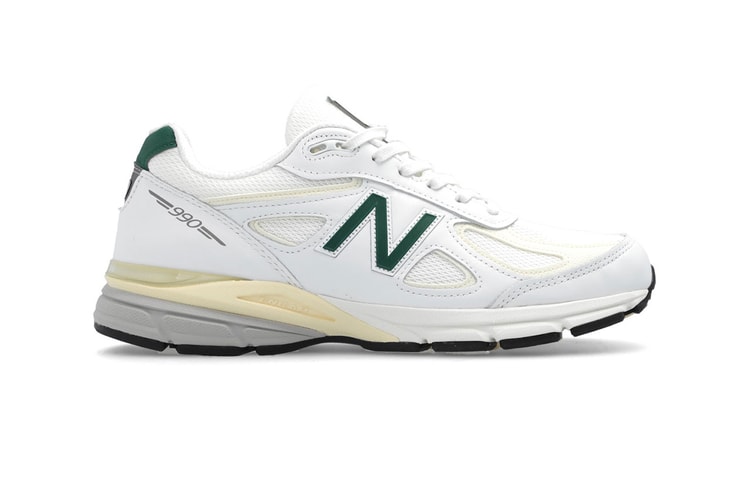 New Balance 990v4 推出全新 White/Green 配色