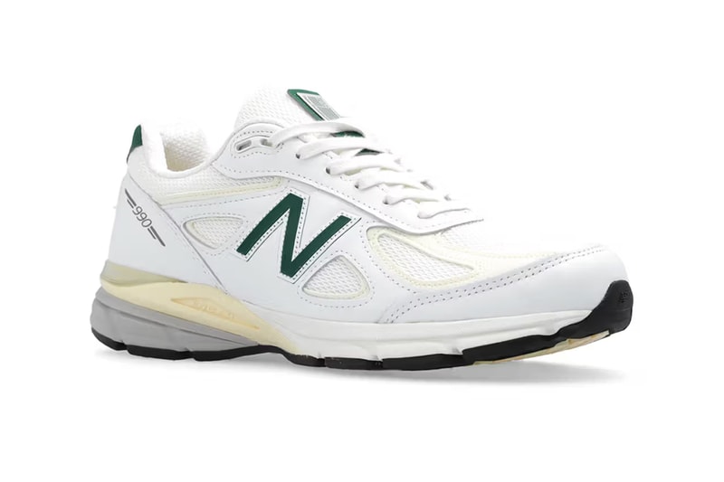 New Balance 990v4 推出全新 White/Green 配色