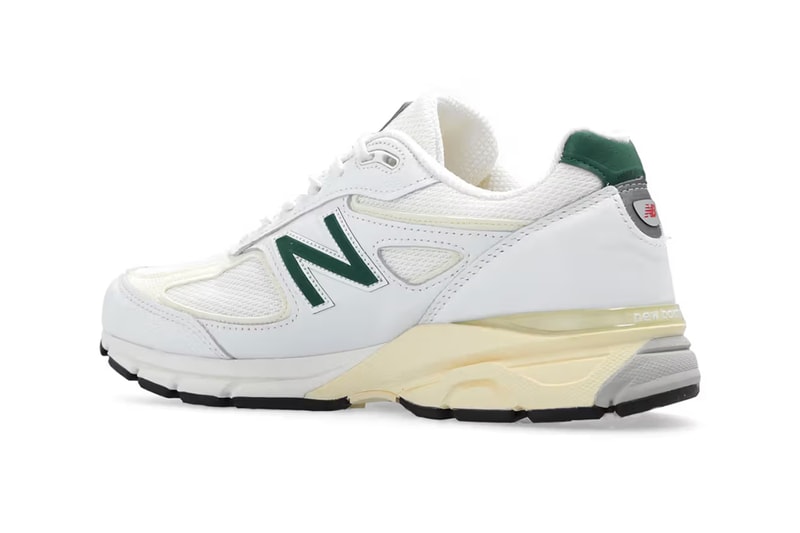 New Balance 990v4 推出全新 White/Green 配色