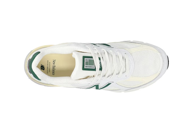 New Balance 990v4 推出全新 White/Green 配色