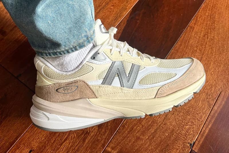 New Balance 990v6 推出全新 Cream/Beige 配色