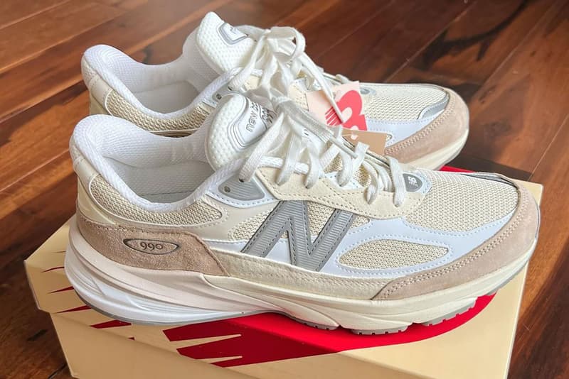 New Balance 990v6 推出全新 Cream/Beige 配色