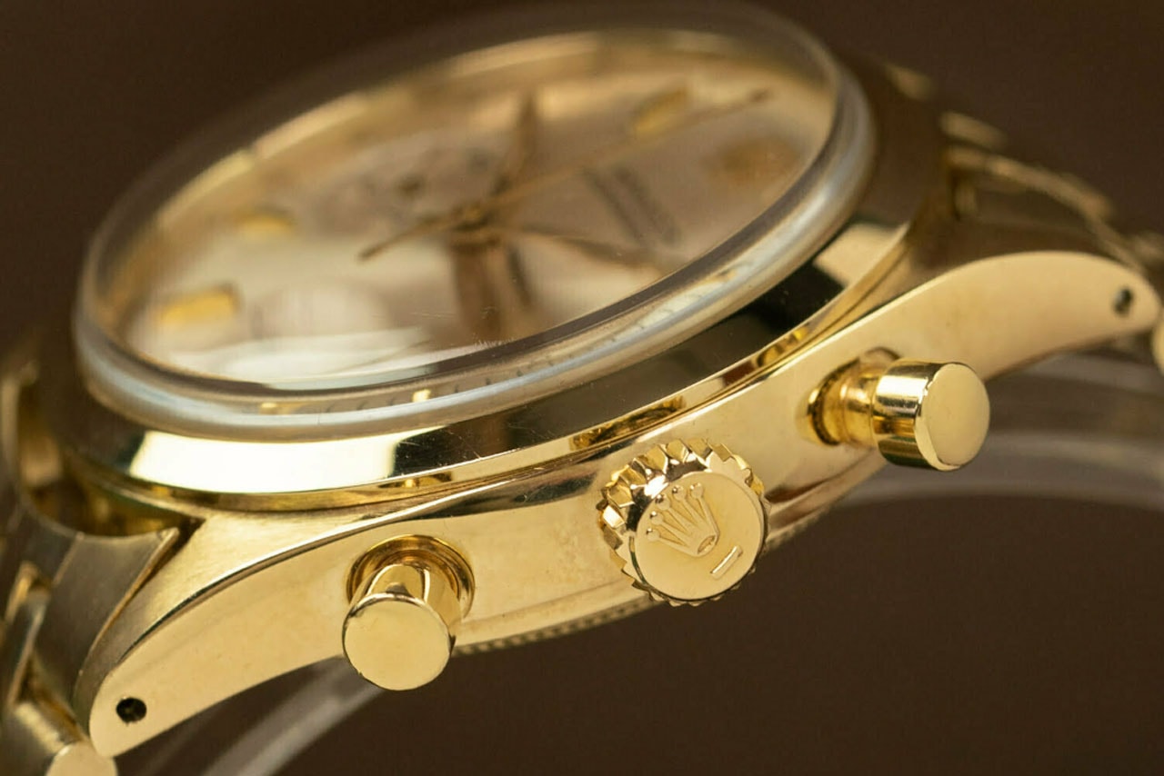 極稀有 1966 年 Rolex Pre-Daytona 6238 14K 黃金錶款現正展開出售