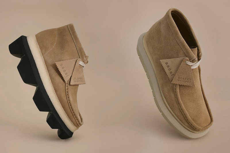 sacai x Clarks Originals Wallabee 最新聯乘鞋款正式登場