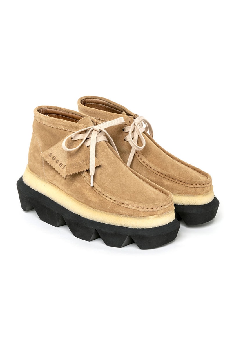 sacai x Clarks Originals Wallabee 最新聯乘鞋款正式登場
