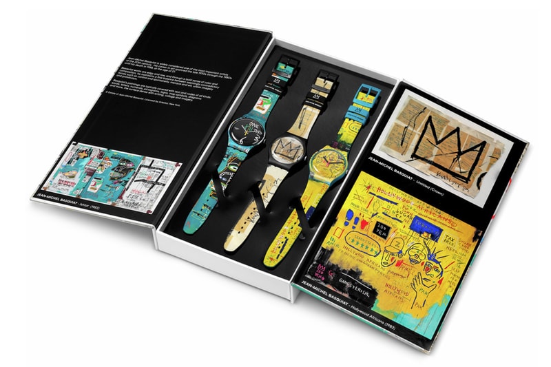 Swatch x Jean-Michel Basquiat 聯名系列錶款發佈