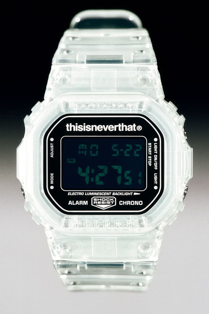 thisisneverthat x G-Shock DW-5600 全新聯名錶款發佈