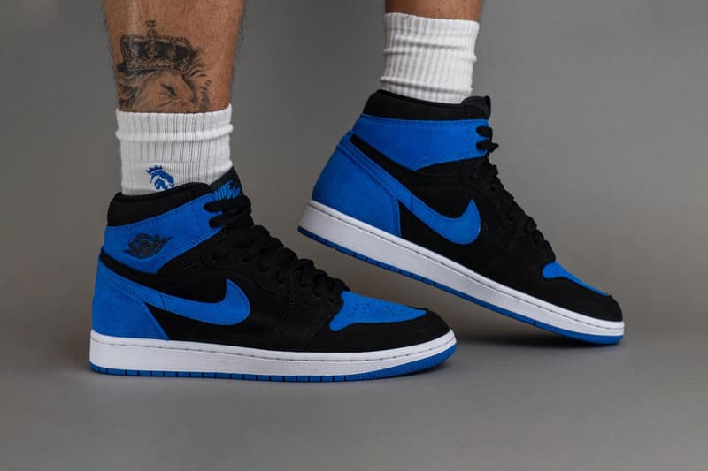 率先上腳 Air Jordan 1 經典配色復刻「Royal Reimagined」
