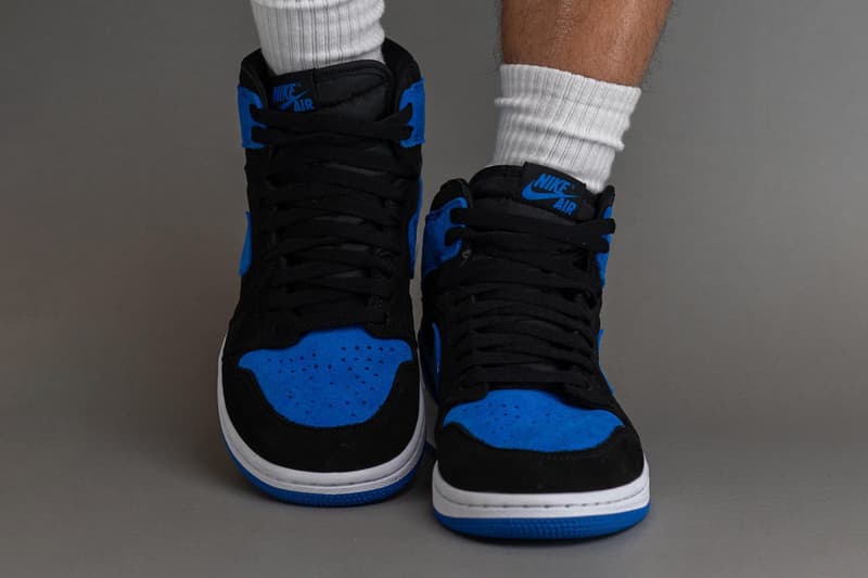率先上腳 Air Jordan 1 經典配色復刻「Royal Reimagined」