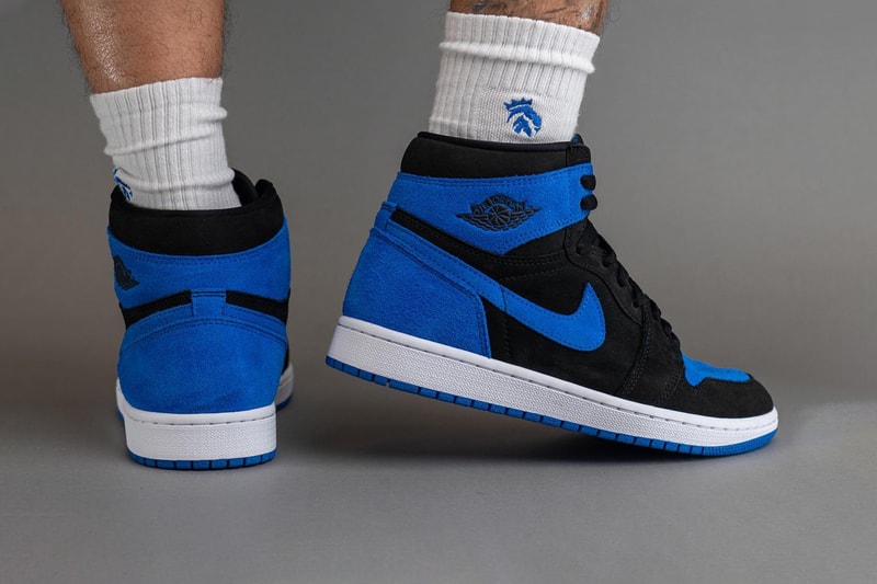 率先上腳 Air Jordan 1 經典配色復刻「Royal Reimagined」