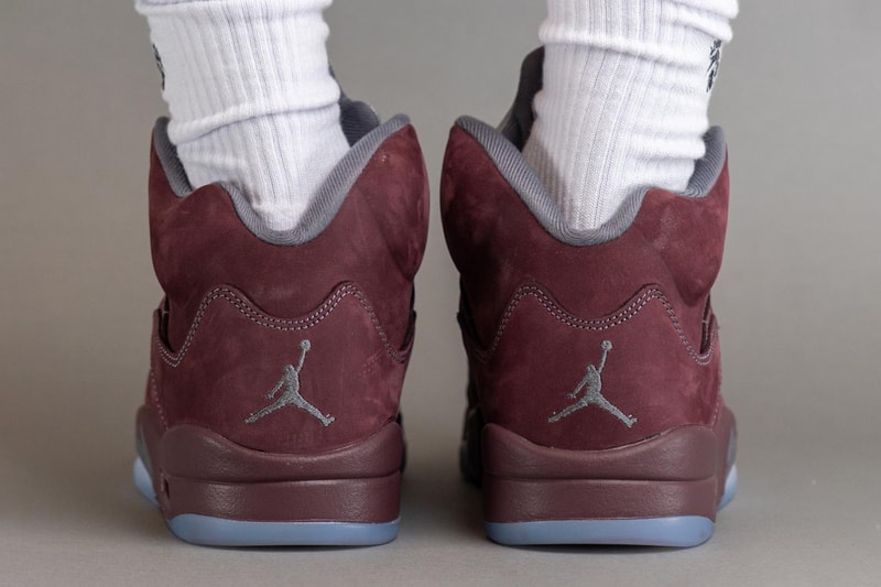 近賞 Air Jordan 5 最新復刻配色「Burgundy」