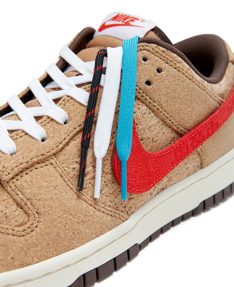 以軟木物料打造！CLOT x Nike Cork Dunk 最新聯名鞋款正式登場