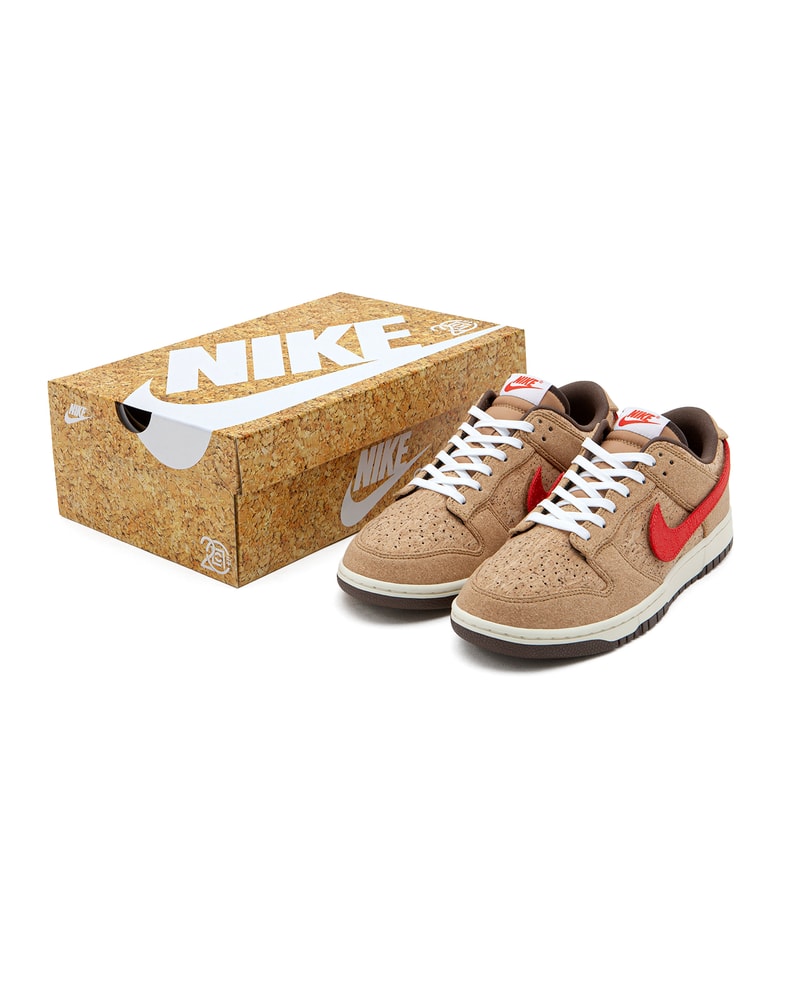 以軟木物料打造！CLOT x Nike Cork Dunk 最新聯名鞋款正式登場