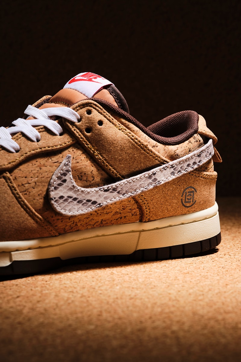 以軟木物料打造！CLOT x Nike Cork Dunk 最新聯名鞋款正式登場