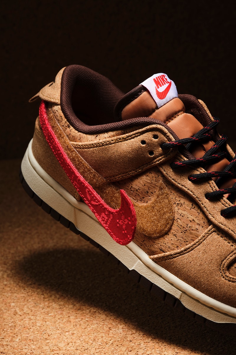 以軟木物料打造！CLOT x Nike Cork Dunk 最新聯名鞋款正式登場