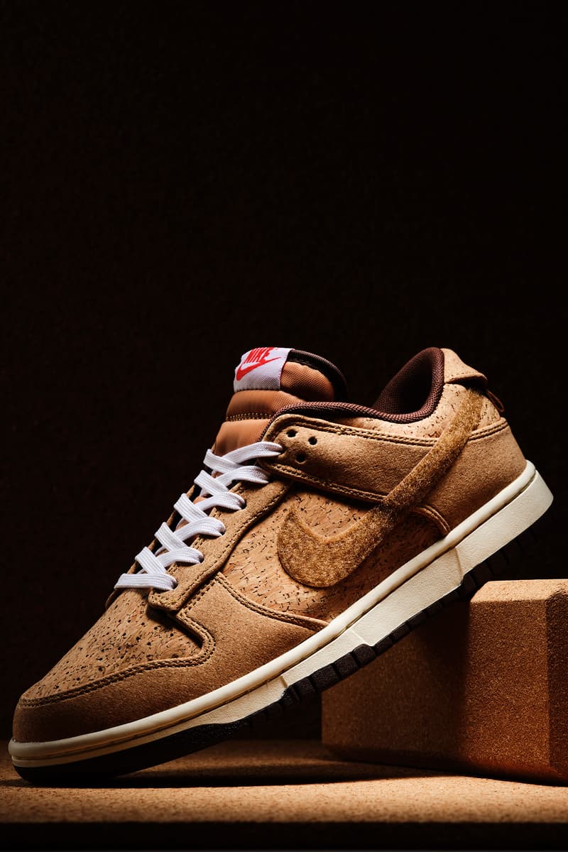 以軟木物料打造！CLOT x Nike Cork Dunk 最新聯名鞋款正式登場