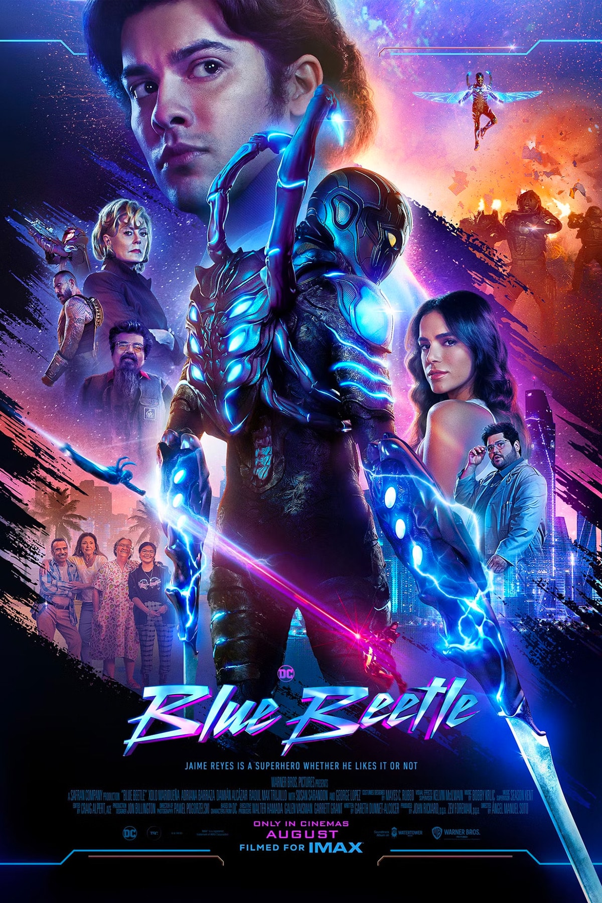 DC 全新超級英雄電影《藍甲蟲 Blue Beetle》宣傳海報與獨家劇照發佈