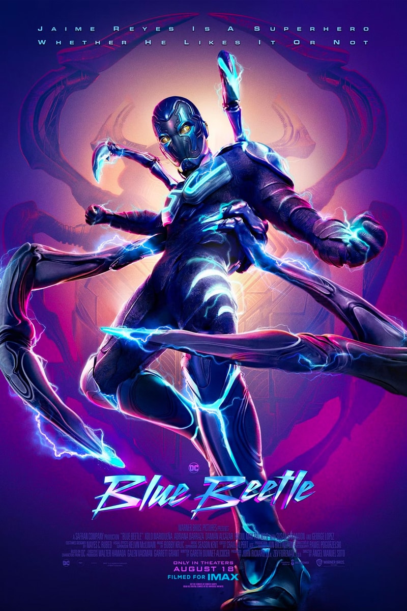 DC 全新超級英雄電影《藍甲蟲 Blue Beetle》宣傳海報與獨家劇照發佈