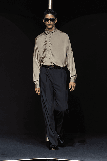 Emporio Armani 2024 春夏男裝系列大秀「The Essence Of The Night」正式登場