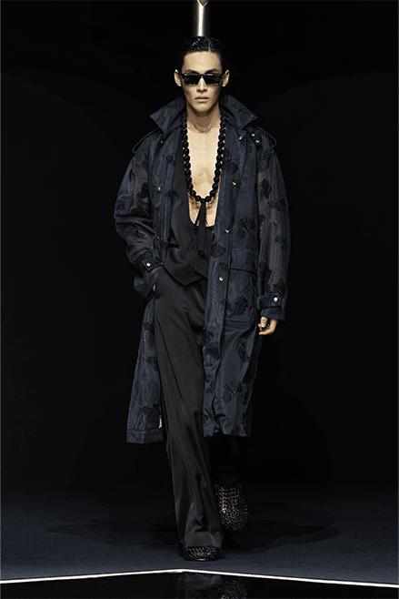 Emporio Armani 2024 春夏男裝系列大秀「The Essence Of The Night」正式登場