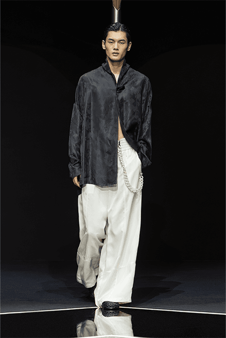 Emporio Armani 2024 春夏男裝系列大秀「The Essence Of The Night」正式登場