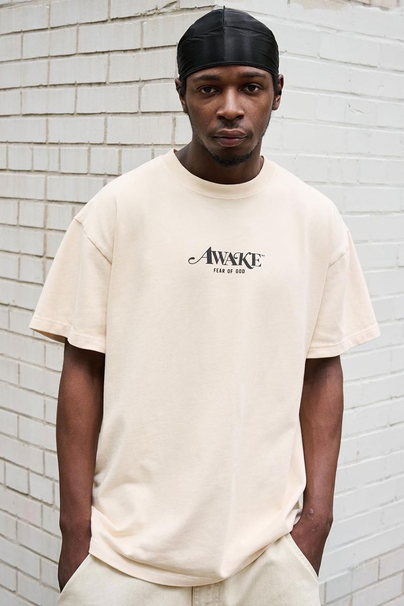 Fear of God x Awake NY 全新聯名系列 T-Shirt 發佈