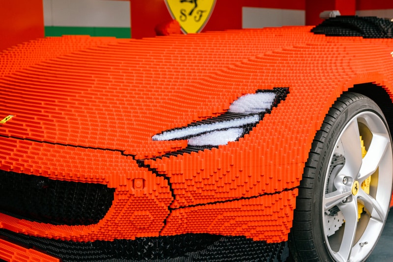 LEGO 實體化 1:1 尺寸 Ferrari 單座超跑 Monza SP1 積木模型