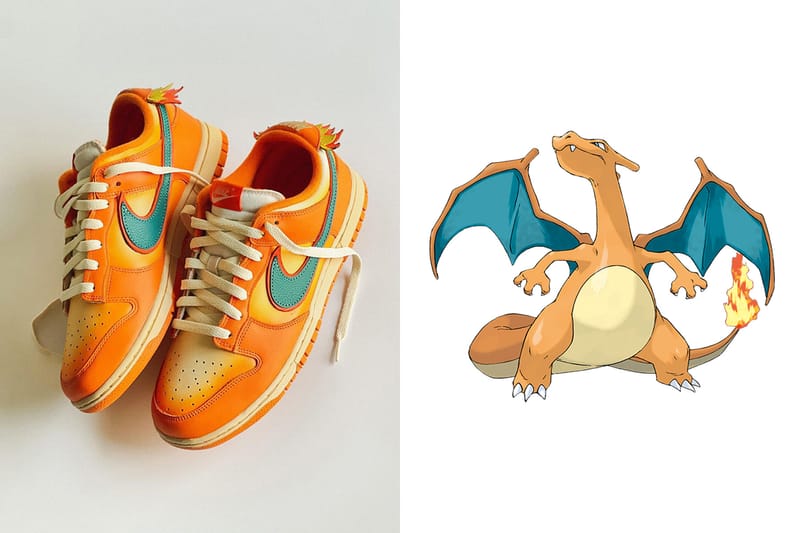設計師打造 Nike Dunk Low 全新「噴火龍 Charizard」主題定製配色