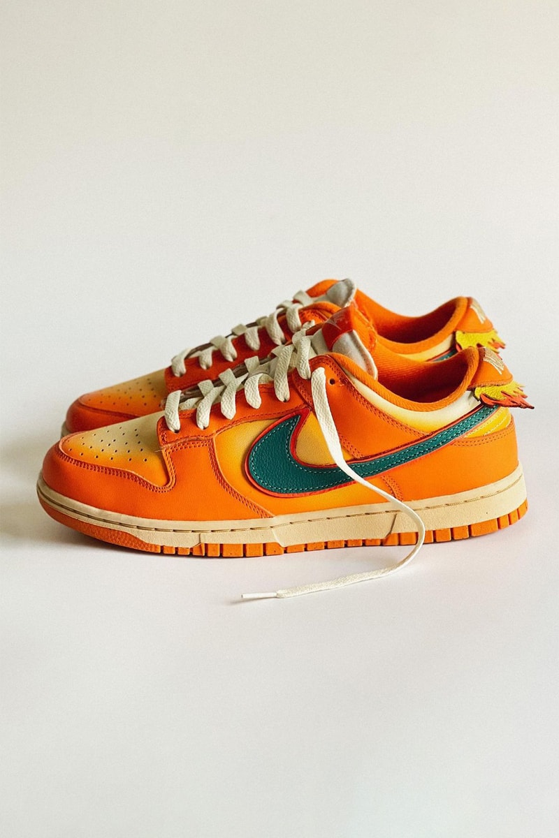 設計師打造 Nike Dunk Low 全新「噴火龍 Charizard」主題定製配色