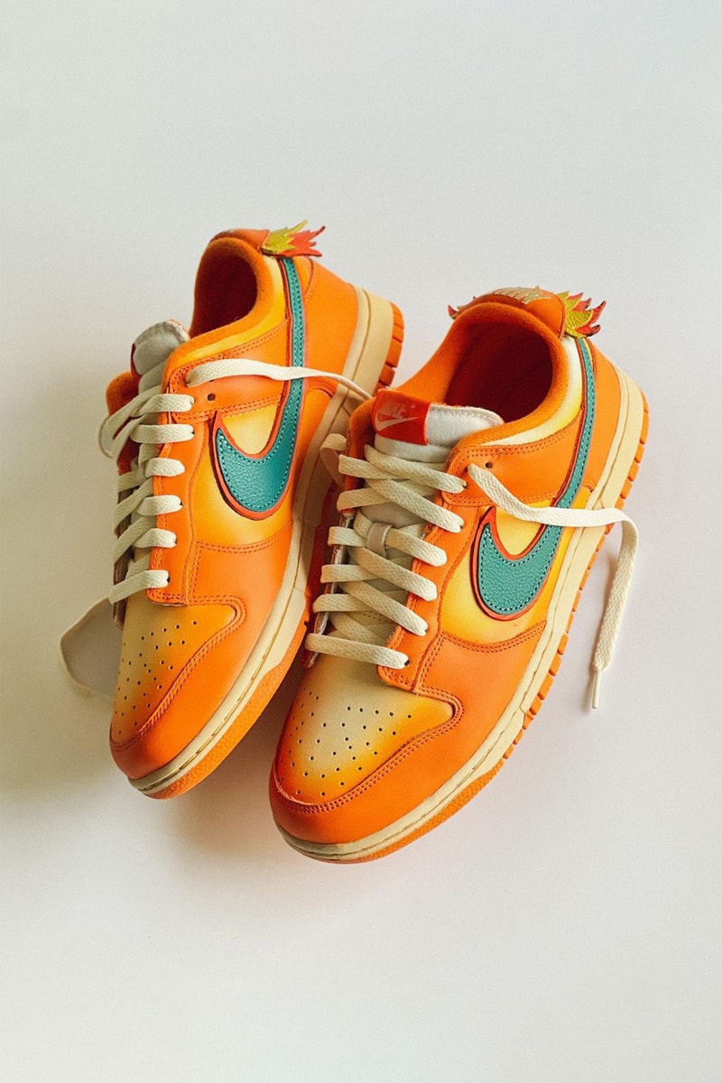 設計師打造 Nike Dunk Low 全新「噴火龍 Charizard」主題定製配色