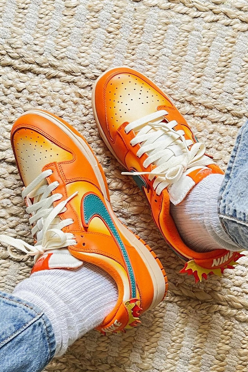 設計師打造 Nike Dunk Low 全新「噴火龍 Charizard」主題定製配色