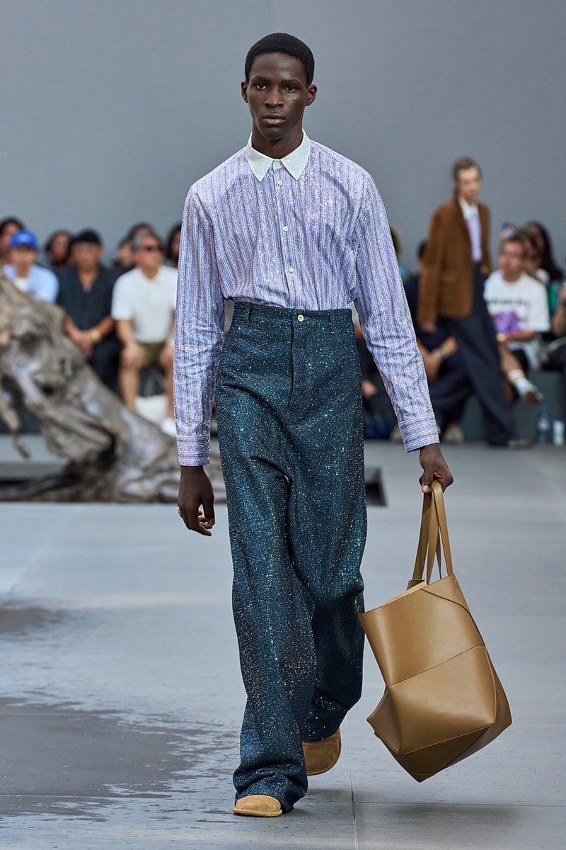 Hypebeast 直擊 LOEWE 2024 春夏男裝系列大秀後台
