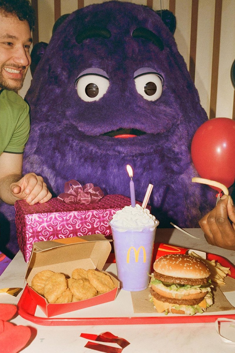 直擊奶昔大哥 Grimace 生日派對！McDonald's 正式推出限定套餐