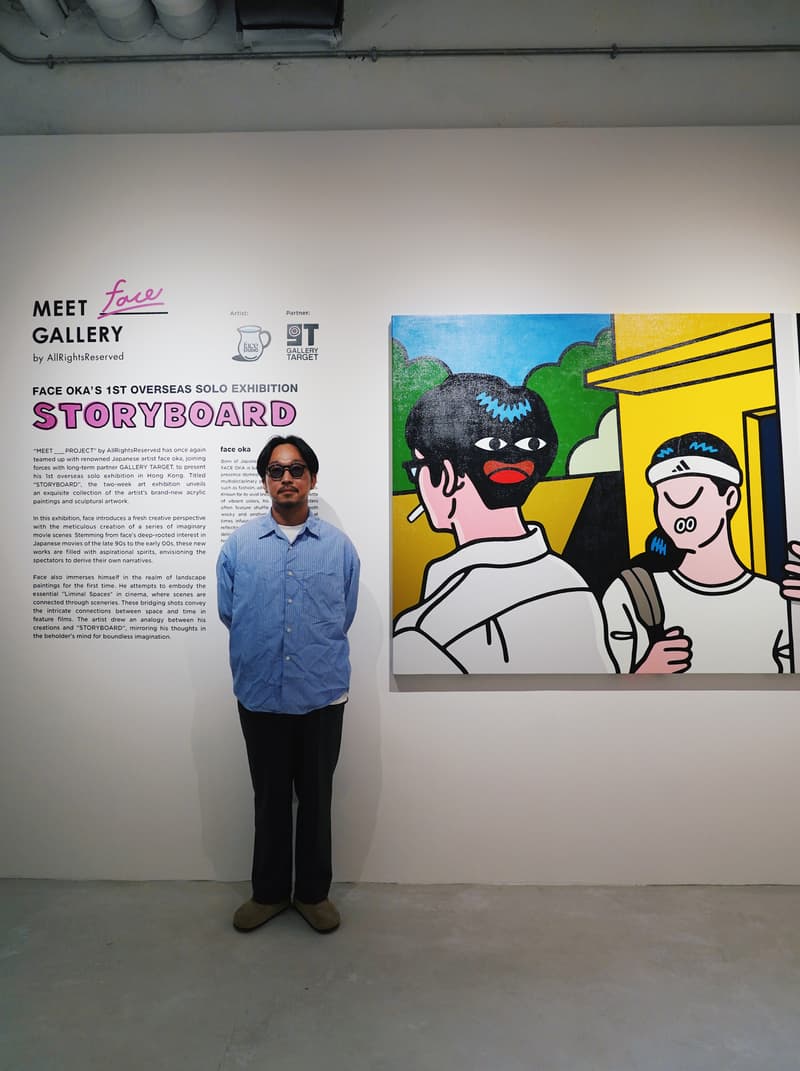 AllRightsReserved 主辦日本藝術家 face oka 首次海外個展《STORYBOARD》正式登陸香港